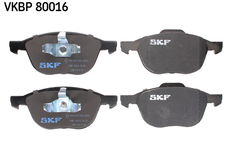 Комплект спирачно феродо, дискови спирачки SKF